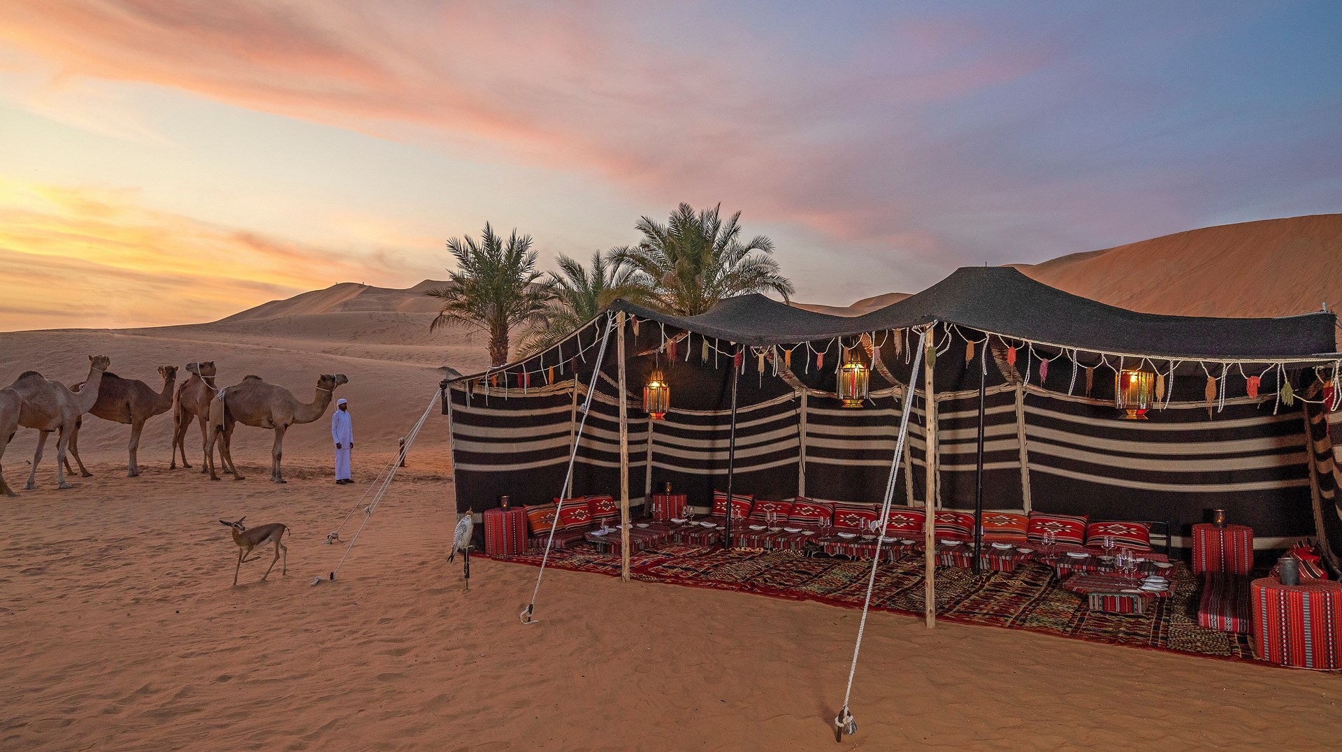 Luxe woestijnresort in een paleisachtige villastijl Qasr Al Sarab Desert Resort by Anantara